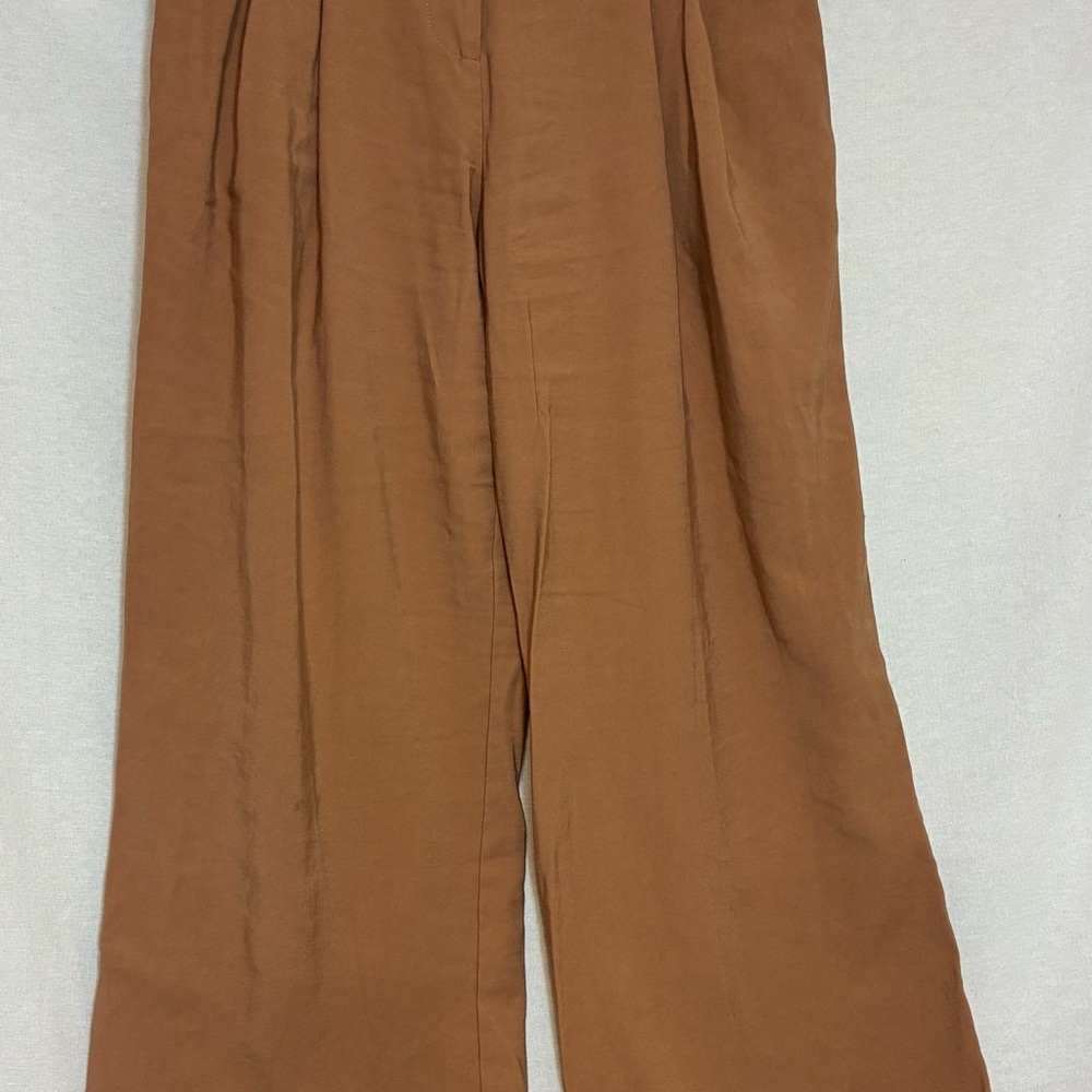 FORE Pleated Wide Leg Trousers Women’s Size in pics Business Casual City